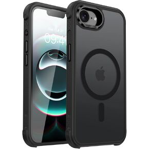 BENTOBEN Magnetic for iPhone 16e Case 2025 [Compatible with MagSafe] [16FT Military-Grade Protection] Matte Translucent Anti-slip Anti-yellow Slim Durable Phone Cases Cover for iPhone 16e 6.1", Desert