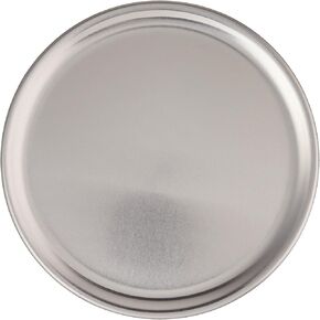 New Star Foodservice 51063 Restaurant-Grade Aluminum Pizza Pan, Baking Tray, Coupe Style, 20-Inch, Pack of 6