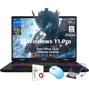 MSI GP66 Leopard Gaming Laptop: 15.6" 144Hz FHD 1080p Display, Intel Core i7-11800H, NVIDIA GeForce RTX 3070, 16GB, 512GB SSD, Win10, Black (11UG-050)