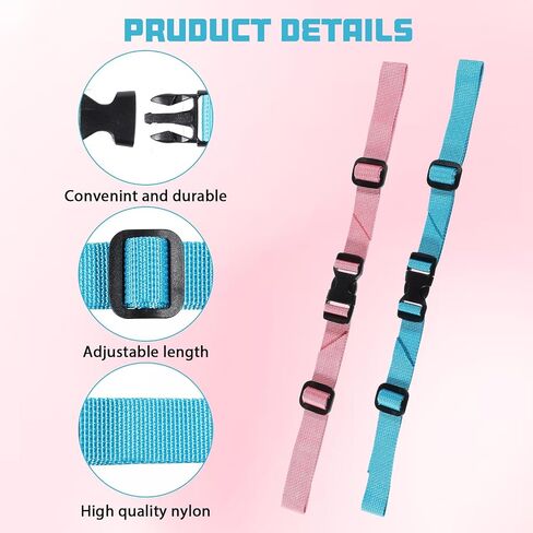 2 Pack Universal Backpack Chest Strap, Adjustable Replacement Backpack Sternum Strap Chest Harness Secures Chest Belt with Quick Release Buckle Outdoor Backpack Accessories in Kuwait