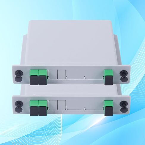 1 PC SC/APC 1x2 PLC Fiber Optic Flitter ، من 1 إلى 2 SC APC بطاقة كاسيت إدراج خائن الألياف البصرية للأسلاك المنزلية ، LAN الألياف البصرية ، صندوق توزيع الألياف ، غرف الشبكة in Kuwait