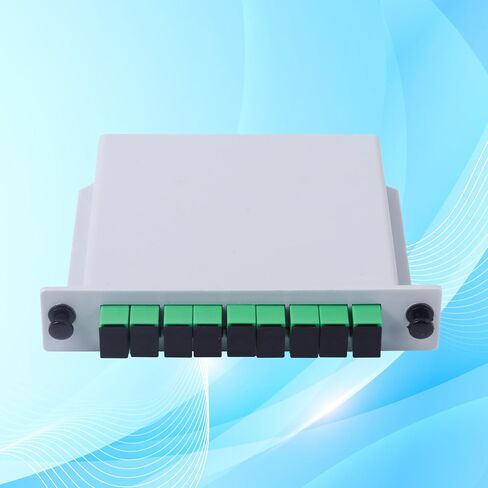 1 PC SC/APC 1x2 PLC Fiber Optic Flitter ، من 1 إلى 2 SC APC بطاقة كاسيت إدراج خائن الألياف البصرية للأسلاك المنزلية ، LAN الألياف البصرية ، صندوق توزيع الألياف ، غرف الشبكة in Kuwait
