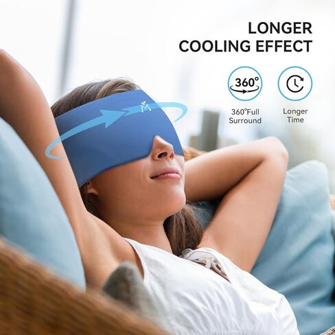 Mavogel Breathable Mesh Sleep Mask - Ultra-Soft Sleep Eye Mask for Men & Women, Full Light Blocking with Upgraded Nose Wire, Adjustable Strap, Lightweight for Travel, Naps, Night Shifts (Mist Green) in Saudi Arabia