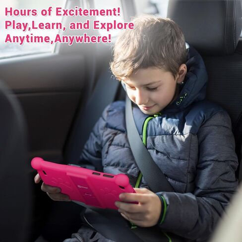 Contixo Kids Tablet - V10 7-Inch HD for Ages 3-7, Learning Tablet w/Educational Games, Exclusive 50+ Disney Storybooks (Value $200), Parental Controls, 32GB, Kid-Proof Case & Stylus - Purple in Saudi Arabia