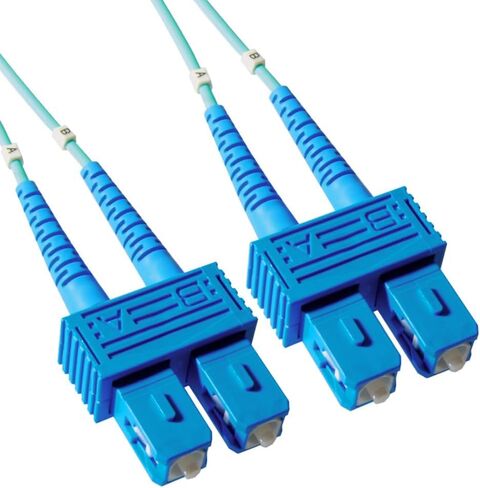 ICC OM3 Multimode LC إلى LC 50/125 ميكرومتر كابل تصحيح الألياف ، مركز بيانات البيانات 0.1DB فقدان الإدراج النموذجي ، السترة الصاخبة ONFR ، أكوا ، 7 أمتار (23 قدمًا) ، 6 عبوات in Kuwait