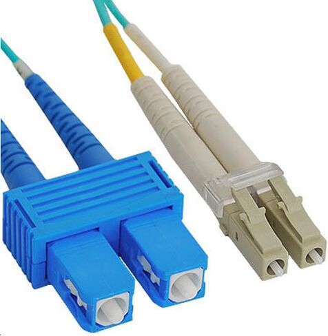 ICC OM3 Multimode LC إلى LC 50/125 ميكرومتر كابل تصحيح الألياف ، مركز بيانات البيانات 0.1DB فقدان الإدراج النموذجي ، السترة الصاخبة ONFR ، أكوا ، 7 أمتار (23 قدمًا) ، 6 عبوات in Kuwait