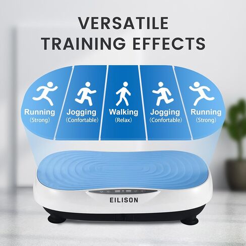 EILISON Glory Vibration Plate Exercise Machine - Whole Body Workout Vibration Fitness Platform Equipment for Home & Travel Workout, Weight Loss, Toning & Wellness (Rubber Pink) in Saudi Arabia