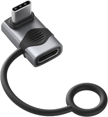 Hagibis 240W 80Gbps 8K USB C Adapter with Lanyard, USB-C Male to USB-C Female Adapter, USB4 Connecter for Thunderbolt 4/3, ROG Ally, Steam Deck, Switch, Dock, Mac, Tablet, iPhone 16 Pro Max (TGM08) in Saudi Arabia