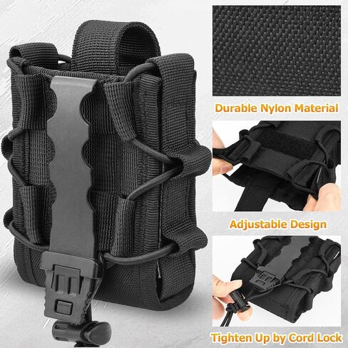Handcuff Case, Molle Handcuff Pouch Holster for Duty Belt, Nylon Cuff Holder for Police Law Enforcement Security Officer Accessories in Saudi Arabia
