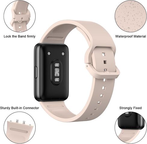 Mleliya Bands for Samsung Galaxy Fit 3 Bands for Women Men, 6-Pack Soft Silicone Sport Replacement Wristbands for Samsung Galaxy Fit 3 SM-R390 Smartwatch in Saudi Arabia