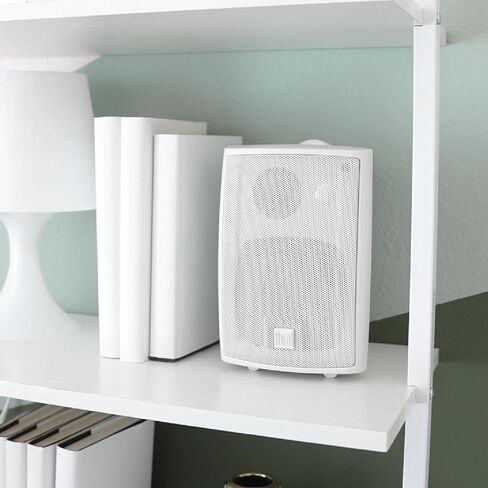 Dual Electronics LU53PW 5.25" 3-Way High Performance Outdoor Indoor Speakers | Effortless Set Up | Home, Pool, Patio, Garage Use | Weather Resistant | Expansive Stereo Sound Coverage | White in Saudi Arabia