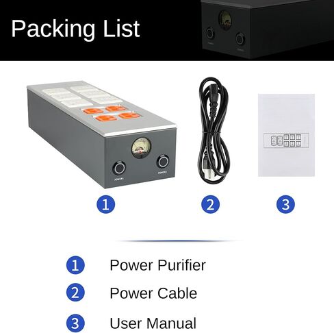 HiFi Power Filter Hi-end Power Conditioner AC Power Purifier with Surge Protector (PF10) in Kuwait