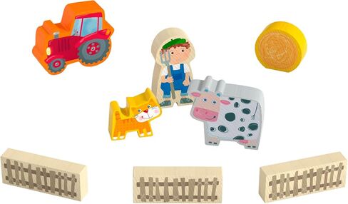 HABA Play World at The Zoo - Themed Playset with 22 Wooden Figures (Made in Germany) in Kuwait