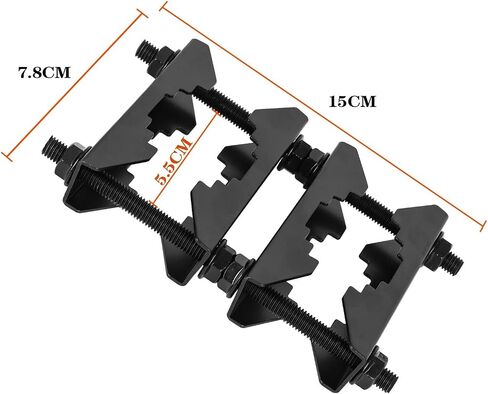 Antenna Mast Clamp 2 inch Pole to Pole Mounting Kits Heavy Duty Mast to Mast Bracket (4 Pack, S) in Saudi Arabia