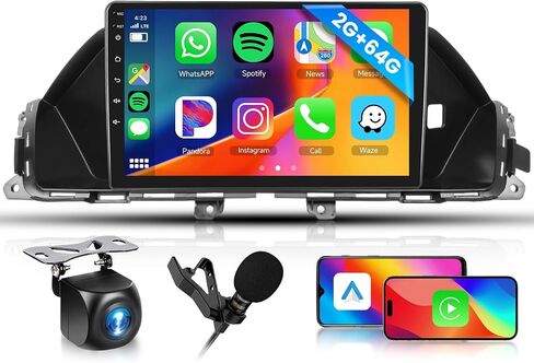 [2GB+64GB] Car Stereo for Honda Odyssey 2010-2017 Android Head Unit, Wireless Carplay Android Auto Mirror Link, 10.1 Inch Touch Screen Car Radio GPS,Bluetooth, WiFi, FM RDS Radio,BT/SWC/DSP in Saudi Arabia