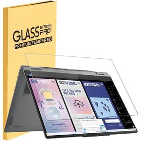 MUBUY-GOL Tempered Glass Screen Protector for 16" Lenovo Yoga 7 16 Inch, & Yoga 7i 16 Inch 2-in-1 Touch Screen laptop, 9H Hardness Scratch Resistant Screen