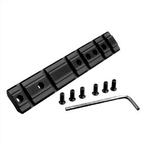Low Profile Top Rail Picatinny/Weaver Rail Mount Bases，for Red Dots Mounting Scopes Optics Scope (Black，for Ruger 10/22 Weaver and 3/8" Dovetail)