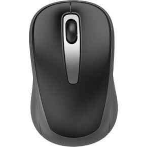 Bluetooth Arc Mouse - Portable Mini Folding Travel Mouse Without USB Receiver, Foldable Mice for Laptop, Tablet - Black