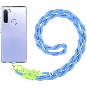 RUIYDZ Twisted Braided Phone Lanyard Crossbody Phone Strap Cell Phone Lanyards for Women Nylon Cellphone Lanyard for Phone
