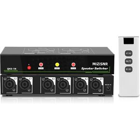 مفتاح محدد مكبر الصوت مع التحكم عن بُعد ، AMP Amplifier Switcher 2-Way SPEALER SPILITER SPOKER CONTROL COMBINER