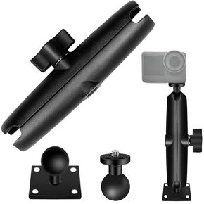 RAM/B Mounts Double Socket Arm 5.9", Ram Phone Mount for Navigator/Cell Phone/Action Camera, with Ram Ball Mount,1" Ball Adapetr Components