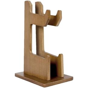 2-Tier Universal Controller Holder for Xbox Series X, Xbox, Ps5, Ps4,360,Switch,Nintendo,Steam Controller,Gaming Headset,Walnut Controller Display Stand