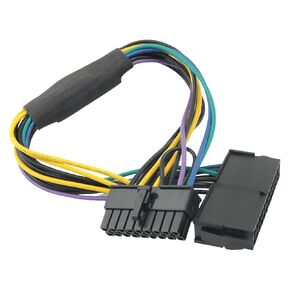 ATX Power 24-PON إلى 18 دبوس موصل الأم 12 بوصة كابل محول الطاقة