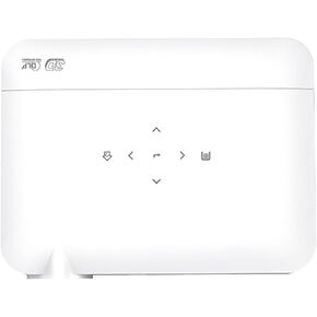 4K Smart Projector, 7000 Lumens, 3840x2160 Resolution, 3D Android Compatible, White
