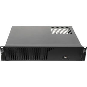 2U Server Chassis Server Case Rackmount Case Supports Mini ITX and Micro ATX (9.6 x 9.6) Mainboards Supports 3 x 3.5 HDD or 2 x 3.5 HDD + 1 x 2.5 SSD Hard Disks