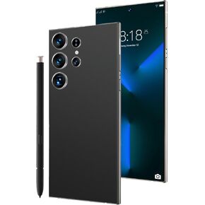 U25+ Unlocked Smartphone,4GB+64GB teléfonos desbloqueados, 6.8" HD+ with 6600mAh Battery Cell Phone, Built-in Stylus/Dual Camera/Dual SIM/Fingerprint Lock/Face US Android Phone(Gold)