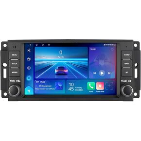 Android 13 Car Radio Stereo for Jeep Wrangler Dodge RAM Avenger Challenger Chrysler Dodge Ram, 7 Inch Wireless CarPlay Android Auto 1080P Camera (2Ram 64Rom)
