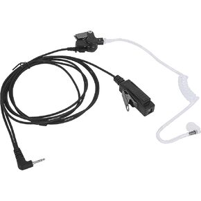 1 Pin 2.5mm Headset Ear Piece Earpiece with Mic Compatible with Motorola Talkabout Spirit GT Plus Radio T100 T200 T260 T260tp T265 T460 T600 T605 T605 H2o PR650 PX652 mh230r