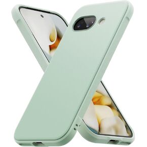 Ringke Onyx [يشعر بالارتياح في اليد] متوافق مع حالة Google Pixel 9A ، تمنع تقنية مكافحة الفصائل اللطخات الزيتية غير المحسّنة للانزلاق القطع الدقيقة للكاميرا-الأخضر الداكن