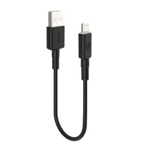 Lightning Mfi Certified Cable 12W Optimal Charging, Durable 50000x 360° Bendable Test 26cm Length, Compatible with iPhone, Ipad and iPod