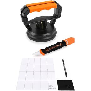 SHOWPIN Phone Opening Repair Kit : Screen Replacement Removal Set with Ultra Suction Cup and Spudger Pry Tool and Magnetic Project Mat Showpin Magnetic Mat for Screws with Dry Erase Pen