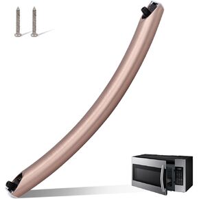 New Upgraded ME16A4021AS Microwave Door Handle: DE94-04313F Microwave Door Handle Compatible with Samsung ME16A4021AS ME17R7011ES Microwave Door Handle (Includes 2 Screws)