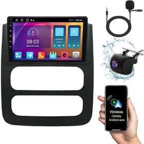 9 inch Android 13.0 Car Stereo Radio for Dodge Ram 1500 2500 3500 2003 2004 2005 Double Din Touch Screen Car Audio Receiver GPS Navigation with Car-Play Android Auto +1080P Backup Camera-2+32G