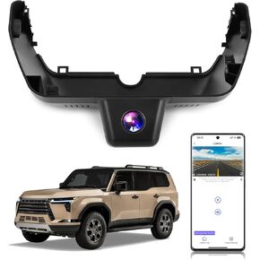 4K Dash Cam fit for Lexus GX550 Premium Luxury Overtrail 2024 2025 (3rd Gen/J250), OEM Look, UHD 2160P Video, Free APP&WiFi, Plug&Play, Loop Recording, G-Sensor, Parking Monitor, 128GB Card