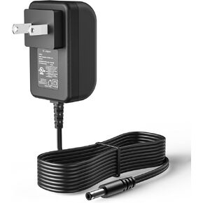 5.8V Charger for Singing Machine AC Adapter for Singing Machine SML385 SML-385 SML385W SML385BTBK SML385UBK IN-385W SML625BTBK CD G Player BT Karaoke Power Supply GKYPS0200058US1 Charging Cord