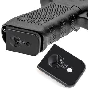3D Anodized Aluminum Magazine Base Floor Plate for 9mm .40 S&W .357 .45 Gap Gen 1-5 Glock Mag Baseplate Accessories, Choose Your Design