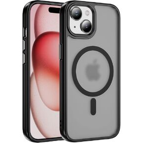 Designed for iPhone 15 Case with Magnetic Compatible with MagSafe Shockproof Protective Cover for iPhone 15 Phone Case (Deep Purple) in Kuwait