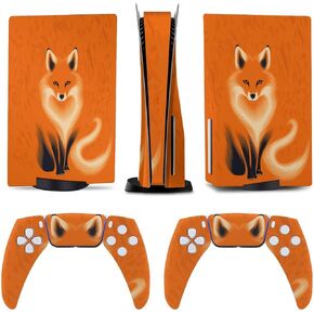 Clever Fox for Model 5 Skin Accessories Cover Skins Anime Vinyl Cover Sticker Full Set for Model5 Disc Edition