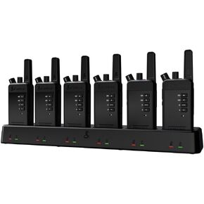 Cobra Performa 400 Business Walkie Talkies (6 Pack) – 2 Dedicated LMR Channels, UHF & LMR, 18-Hour Battery, Waterproof, Simple Setup