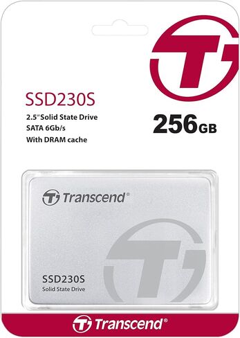 ترانسيند TS1TSSD230S 1TB SSD230S 2.5 بوصة SSD ساتا III واجهة 6 جيجابايت في الثانية، فضي in Kuwait