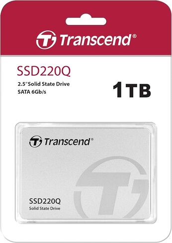 ترانسيند TS1TSSD220Q 1TB ساتا III 6Gb/s SSD220Q، فضي in Kuwait