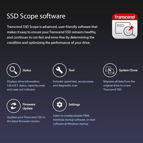 ترانسيند TS1TSSD220Q 1TB ساتا III 6Gb/s SSD220Q، فضي in Kuwait