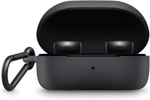 Bose QuietComfort Earbuds Silicone Case Cover, Protective Silicone Exterior, with Aluminum Carabiner for Convenient Carrying, Black in Kuwait