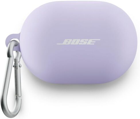 Bose QuietComfort Earbuds Silicone Case Cover, Protective Silicone Exterior, with Aluminum Carabiner for Convenient Carrying, Black in Kuwait