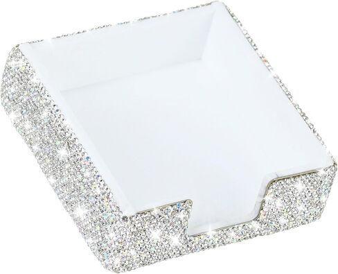 MultiBey Clear Acrylic Desktop Set Self-Stick Note Holders & Staple Removers Tool Memo Pad Holder Dispenser Office School Supplies (Gold) in Saudi Arabia