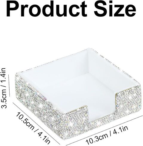 MultiBey Clear Acrylic Desktop Set Self-Stick Note Holders & Staple Removers Tool Memo Pad Holder Dispenser Office School Supplies (Gold) in Saudi Arabia